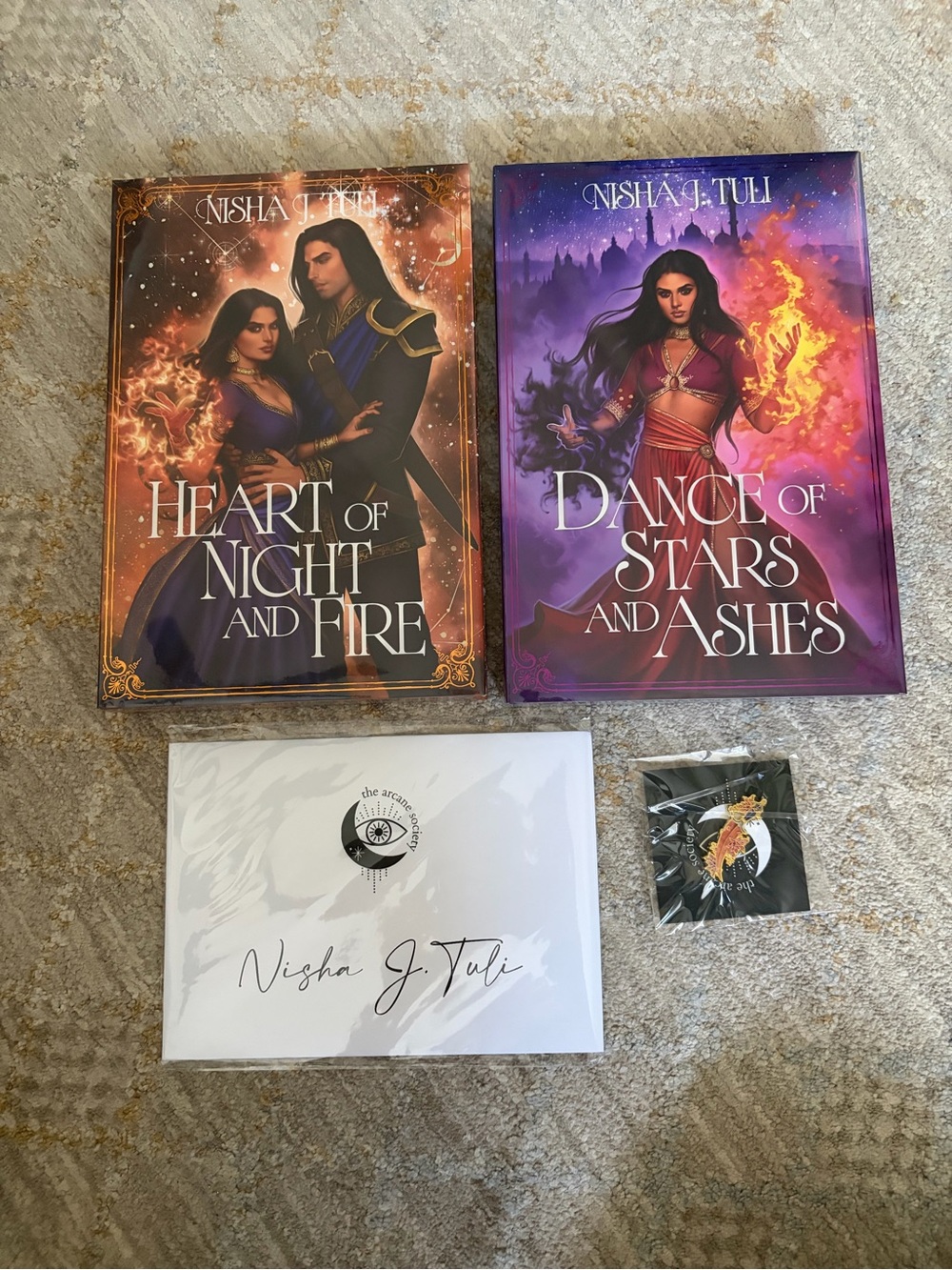 Arcane Society - The Nightfire Quartet by Nisha J. Tuli